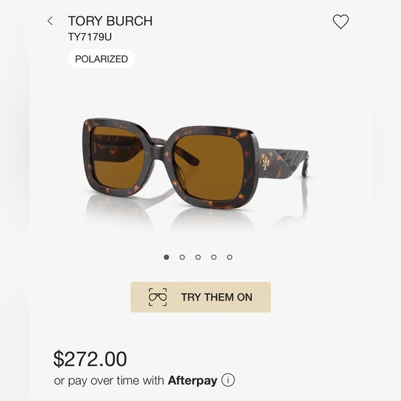 🤎Tory Burch Dark Tortoise Sunglasses🤎 - Picture 2 of 8